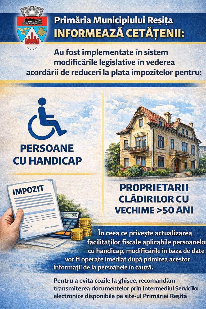 Cine beneficiază de reduceri la plata impozitelor?