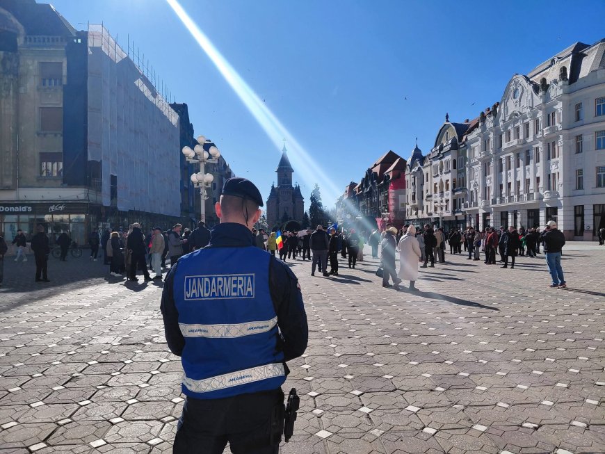 Jandarmii timișeni asigură ordinea la evenimentele de weekend
