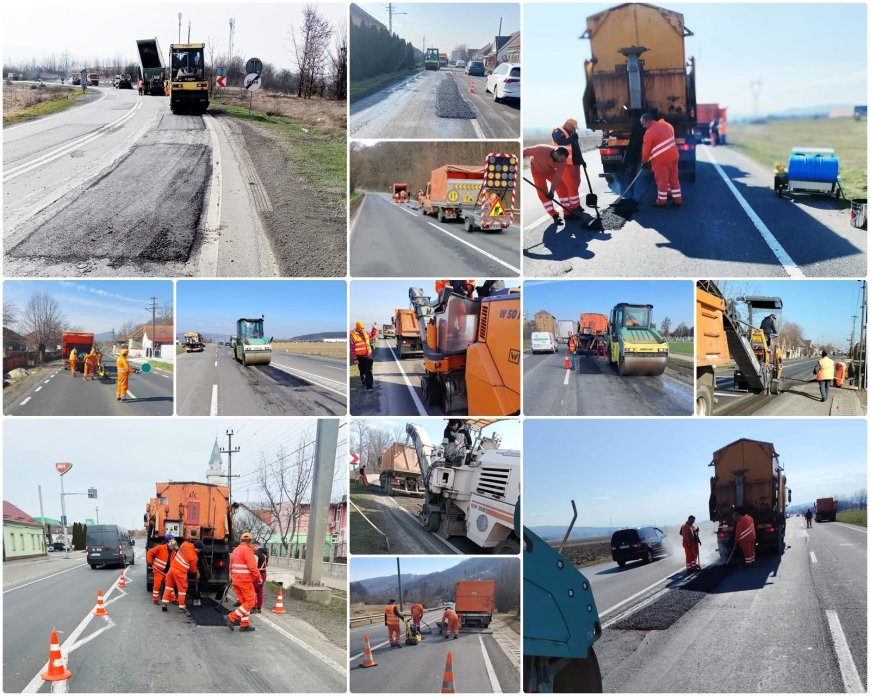 DRDP Timișoara continuă reparațiile pe drumurile naționale și A1