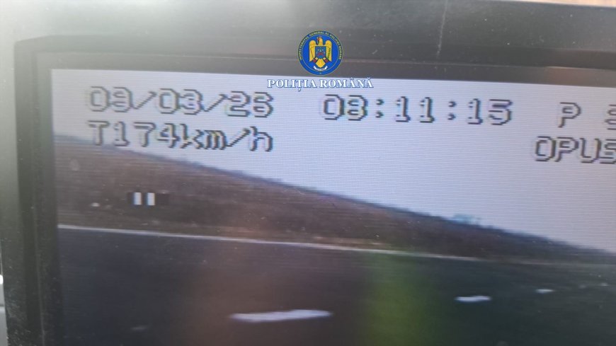 Viteză record pe DN 79