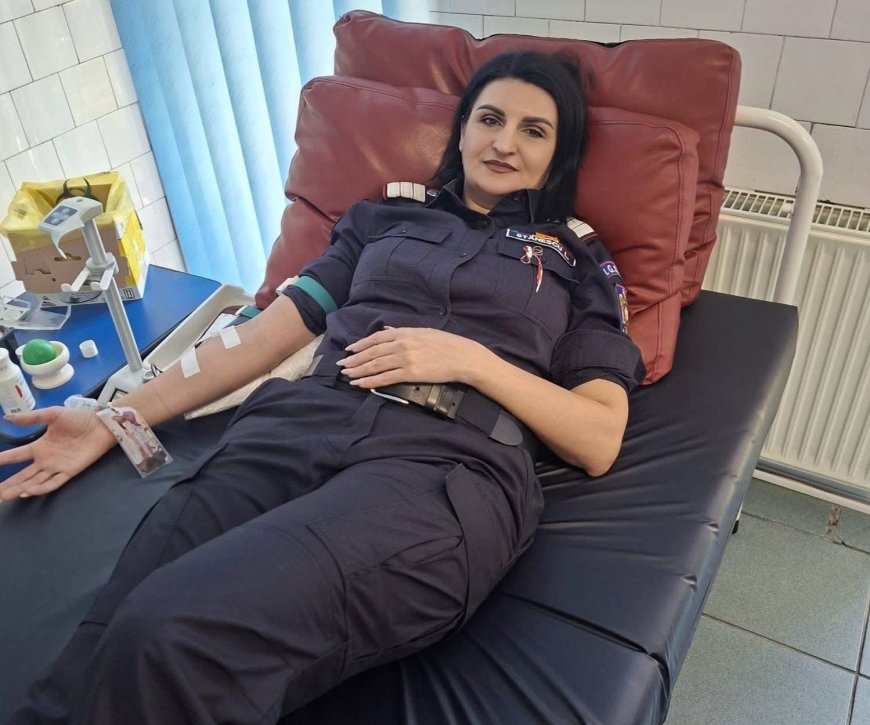 Pompierii din județul Hunedoara au donat sânge pentru pacienții aflați în suferință