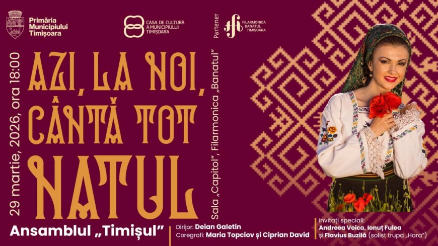 Andreea Voica susține un spectacol de suflet la Sala „Capitol”