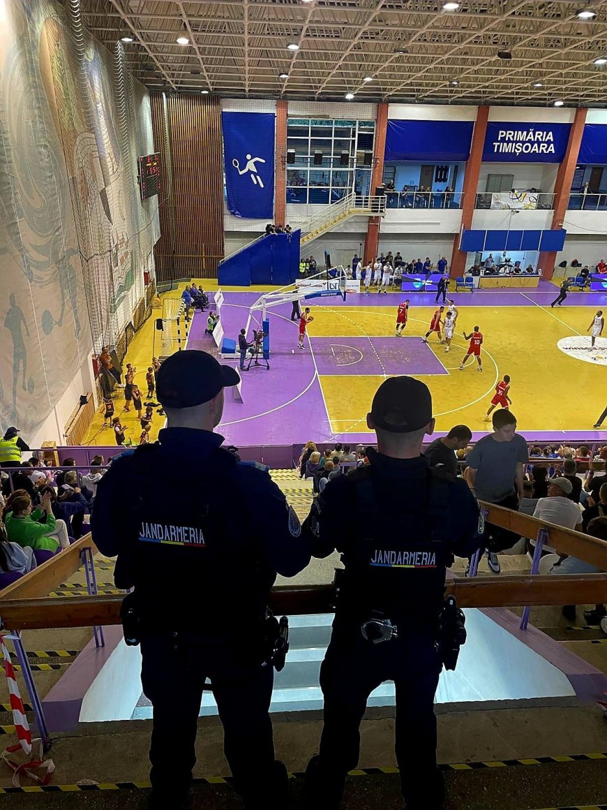 Jandarmii timișeni, alături de comunitate