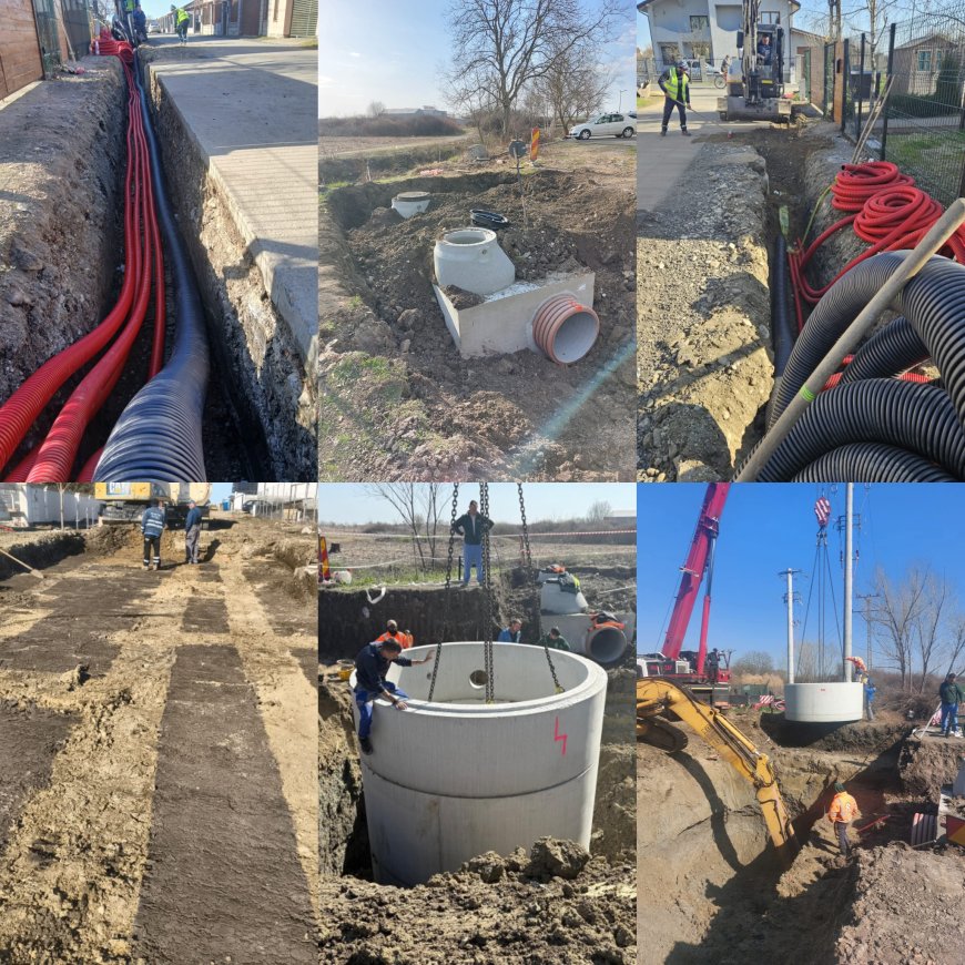 Cum evoluează lucrările la Loturile 9 și 14 din Giarmata Vii?