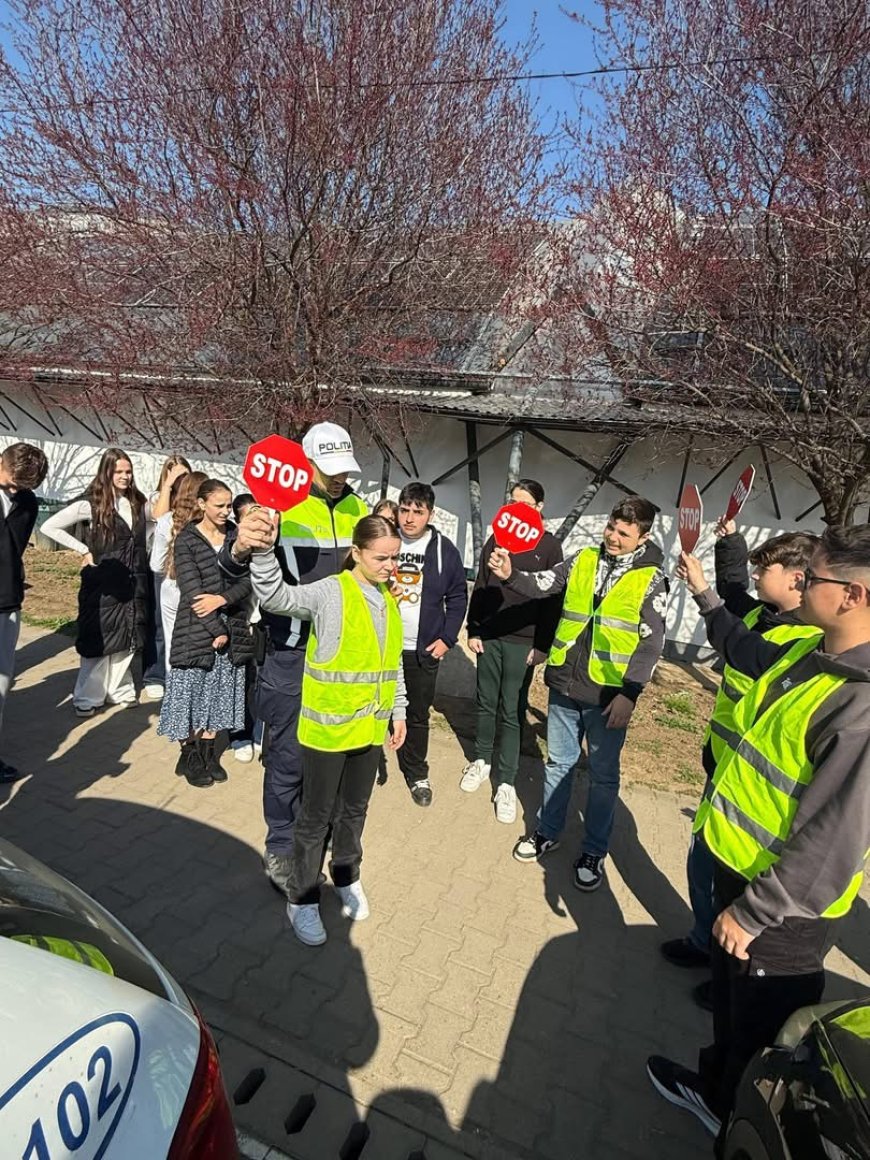 Educație rutieră pentru elevii din Recaș
