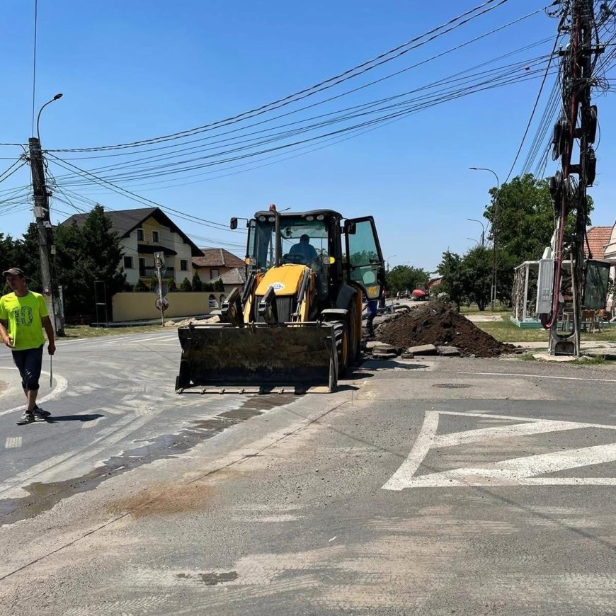 Rețeaua de canalizare din Giarmata, complet finalizată