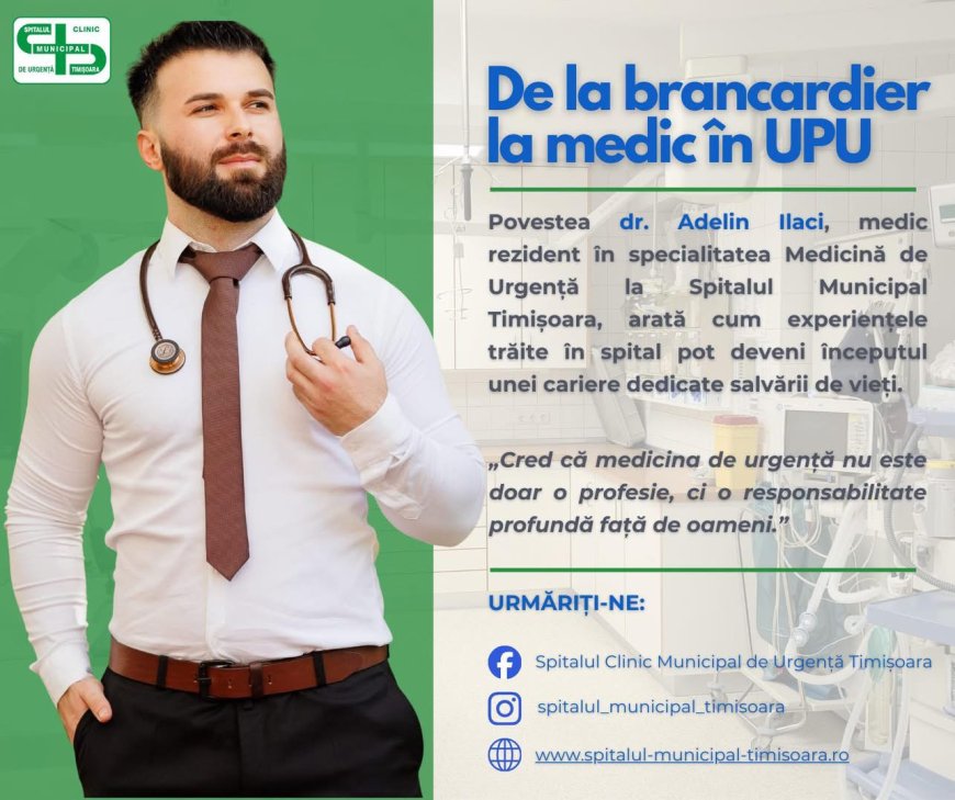 De la brancardier la medic: parcursul unui rezident în medicina de urgență