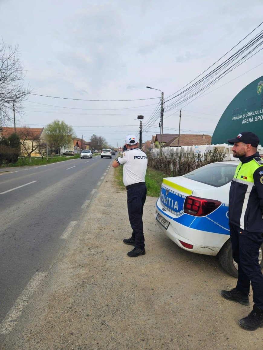 Acțiune rutieră la Dudeștii Noi, sancțiuni și dosare penale