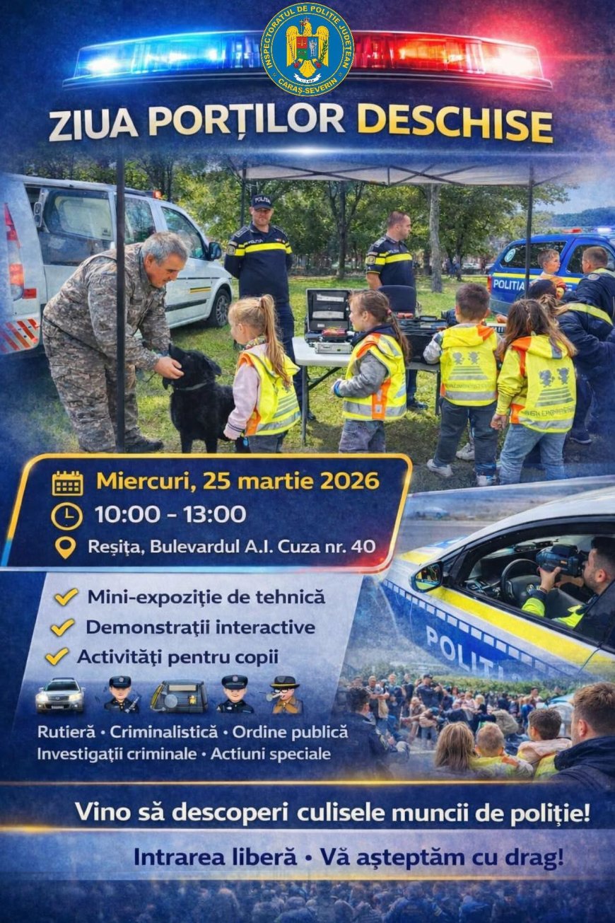 Porți Deschise la Poliția Caraș-Severin