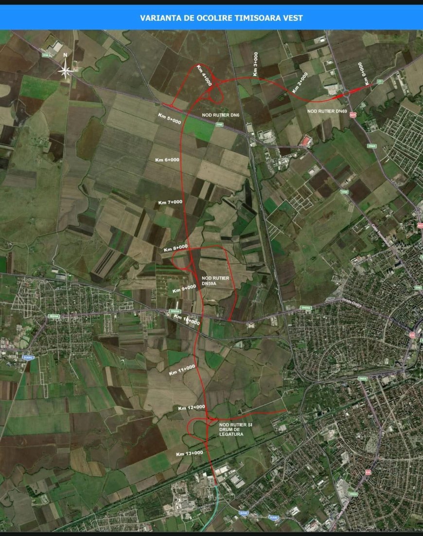 A fost emisă autorizația de construire pentru Centura de Vest a Timișoarei