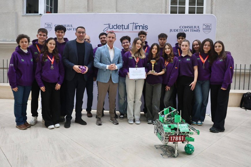 CJ Timiș sprijină liceenii timișoreni la mondialul de robotică