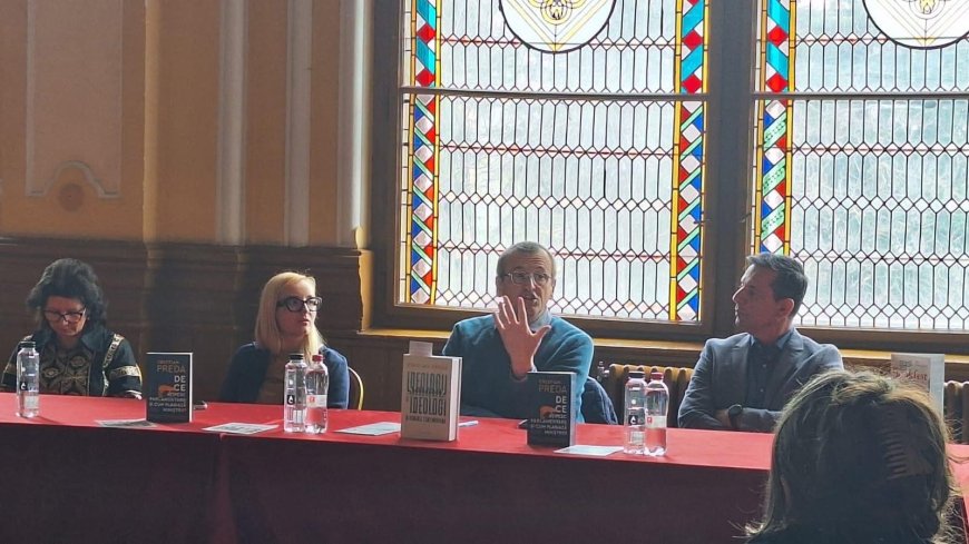 Cristian Preda, dialog cu elevii „Carmen Sylva” la Bookfest 2026
