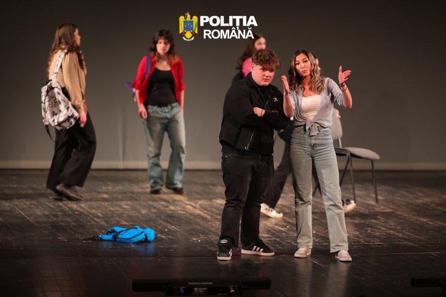Elevi din Arad, pe scenă într-un proiect antidrog al poliției