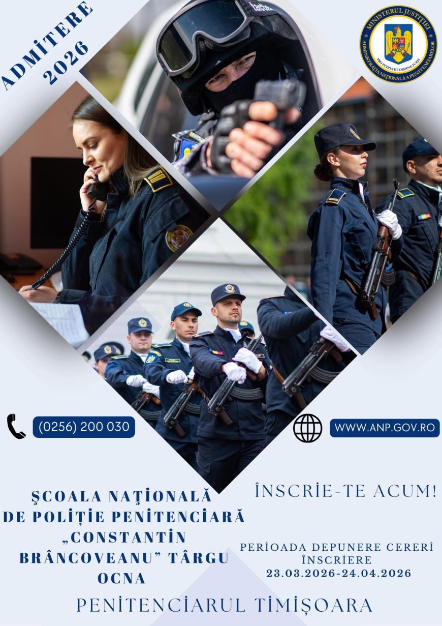 Locuri disponibile la Școala de Poliție Penitenciară