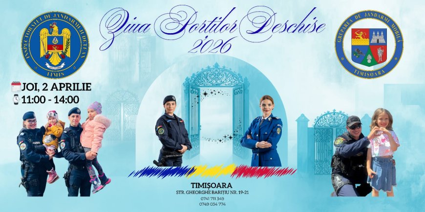 Ziua Porților Deschise la Jandarmeria Timișoara