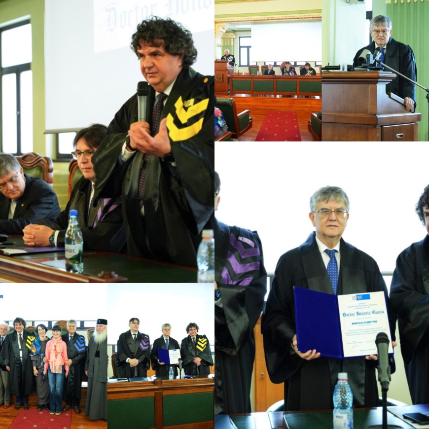 Academicianul Mircea Dumitru, Doctor Honoris Causa al UPT