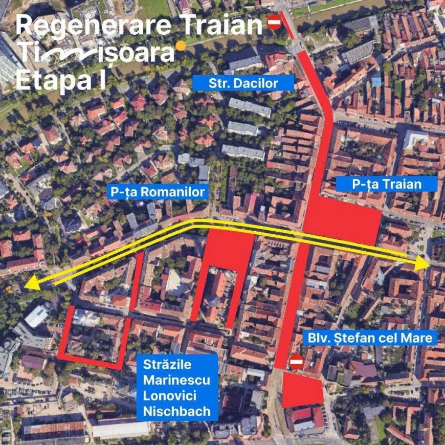 Străzi blocate pentru regenerarea urbană din Fabric