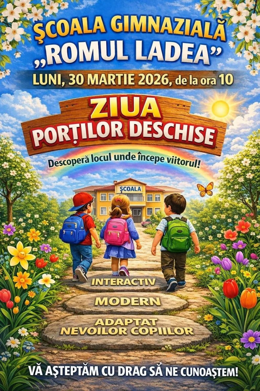 Ziua Porților Deschise la Școala Gimnazială "Romul Ladea" Oravița