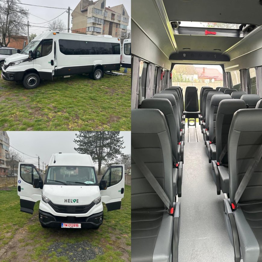 Microbuze noi pentru Buziaș! Transportul va fi gratuit