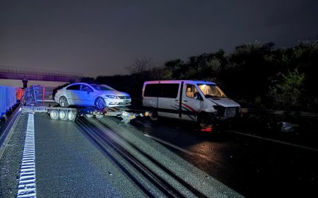 5 victime într-un accident pe autostradă