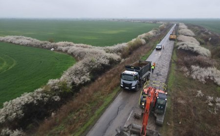 Lucrările pe DN 59B continuă până pe 9 aprilie