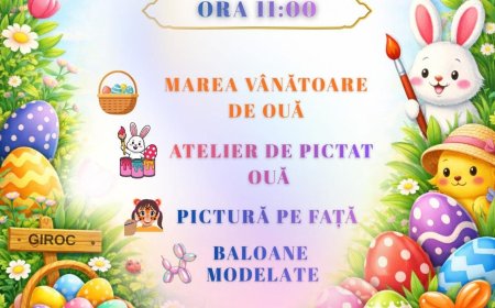 Primăria Giroc organizează „Sărbătoarea Copiilor de Paști” pe 10 Aprilie!