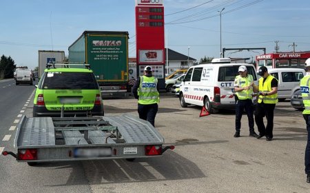 Amenzi de aproape 95.000 de lei după o acțiune „releu” a polițiștilor pe DN6
