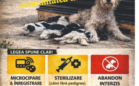 Stop abandonului de animale