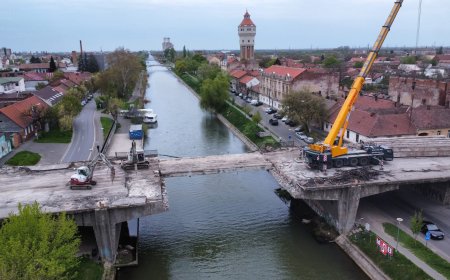 Proiect uriaș de reconstrucție pentru podul de la Fabrica de Țigări