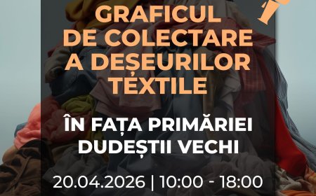 Colectare deșeuri textile la Dudeștii Vechi