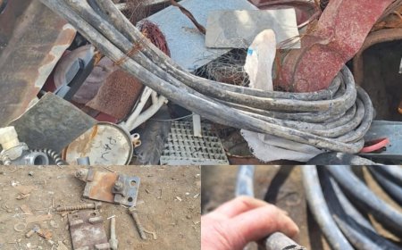 Peste 100 kg de componente feroviare puse la vânzare, ridicate de polițiști