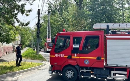 Trafic blocat temporar în Buziaș