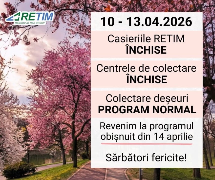 Programul RETIM de Paște