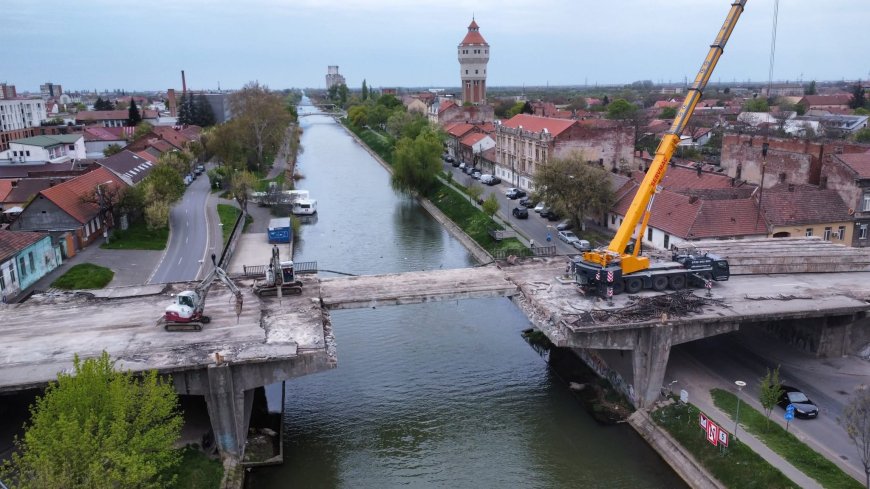 Proiect uriaș de reconstrucție pentru podul de la Fabrica de Țigări