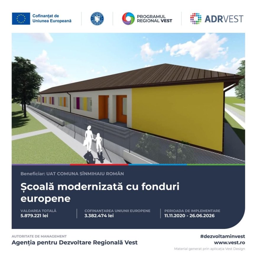 Lucrările la școala din Utvin au fost reluate
