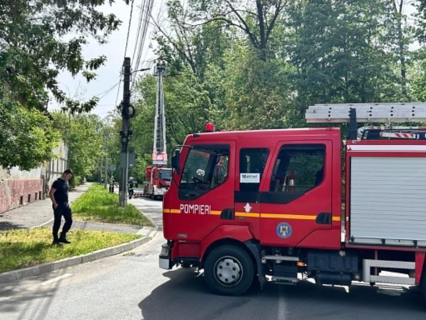 Trafic blocat temporar în Buziaș