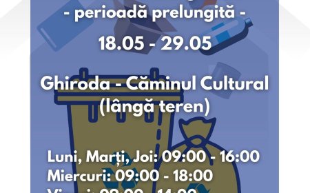 Încă se mai distribuie saci galbeni la Ghiroda