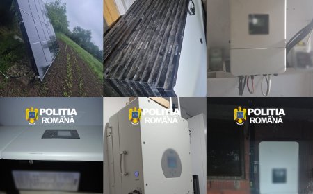 Percheziții ample în Timiș după ce au fost furate mai multe panouri fotovoltaice