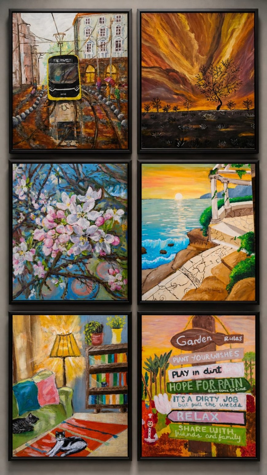 "Atemporal- Timeless", expoziția care prezintă fragmente de viață puse pe pânză