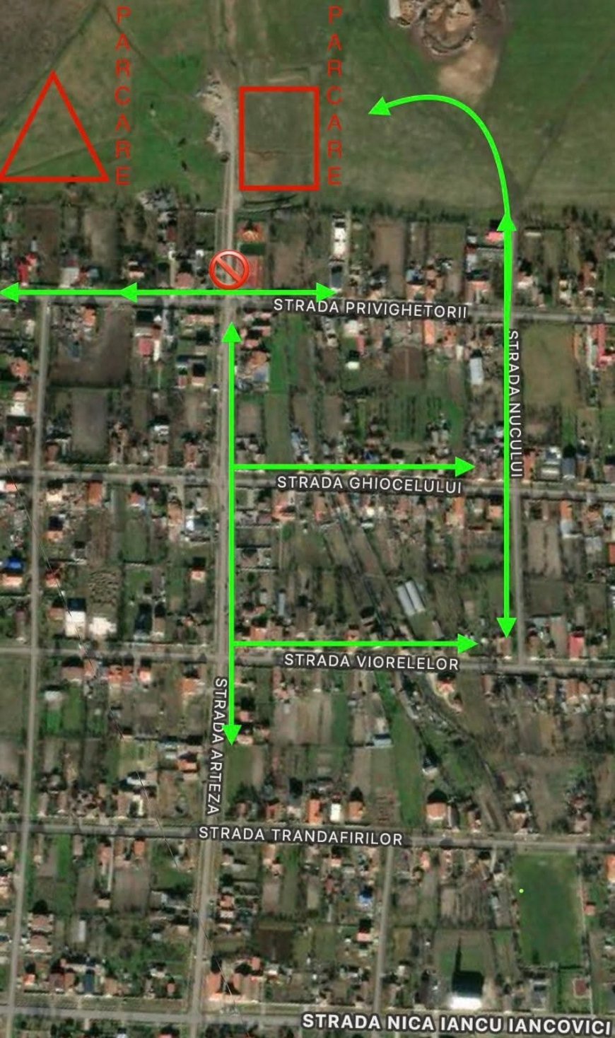Restricții de circulație la ruga de la Cerneteaz