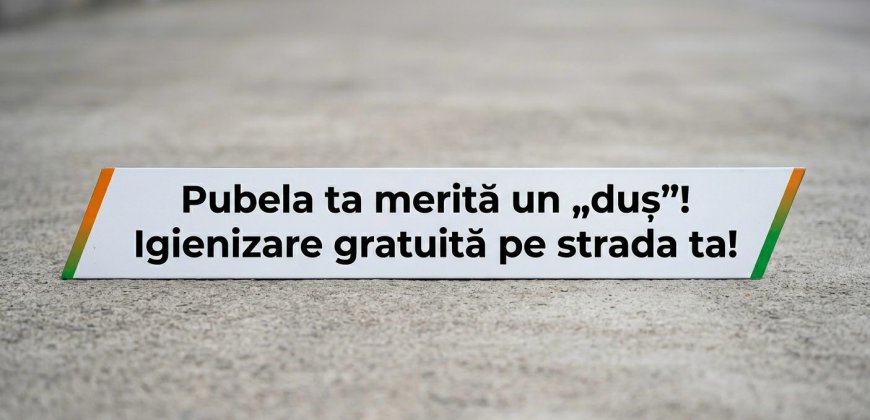 Pubela ta primește „duș”. Începe campania de spălare și igienizare în Zona 0 și Zona 1