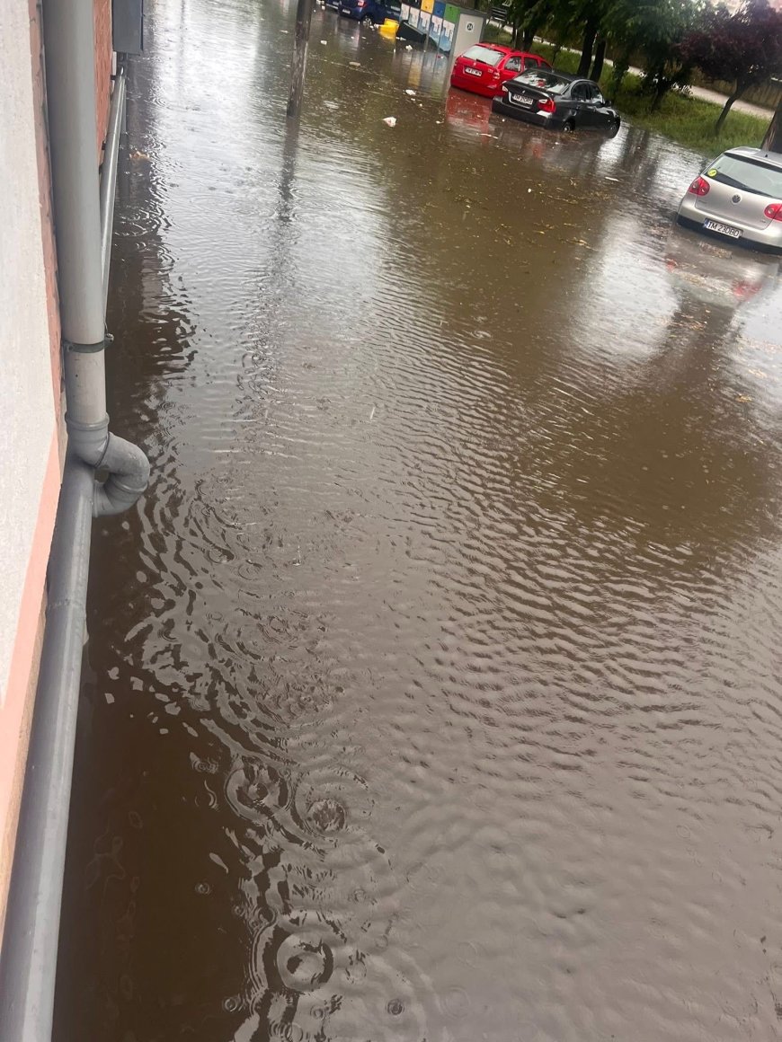 Până și ploaia a învis administrația Dobra! Zone din Lugoj, sub ape!