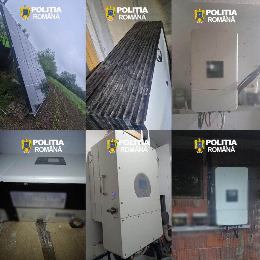Percheziții ample în Timiș după ce au fost furate mai multe panouri fotovoltaice