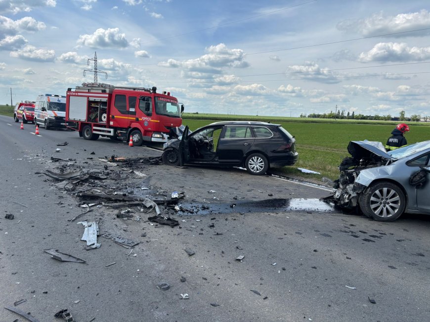 Accident cu patru răniți