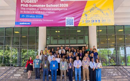 A doua ediție a E³UDRES² PhD Summer School dedicată Inteligenței Artificiale la UPT