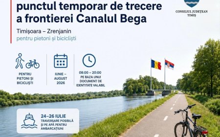 Din Timiș în Serbia, pe două roți