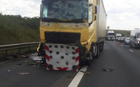 Accident pe A1