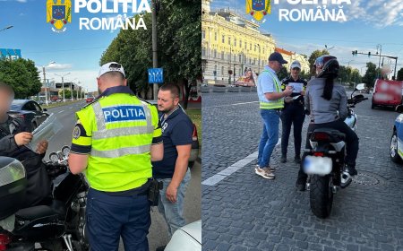 Motocicliștii, verificați în trafic