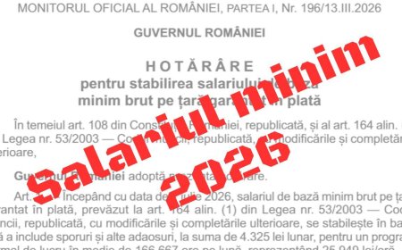 Salariul de bază minim brut se majorează