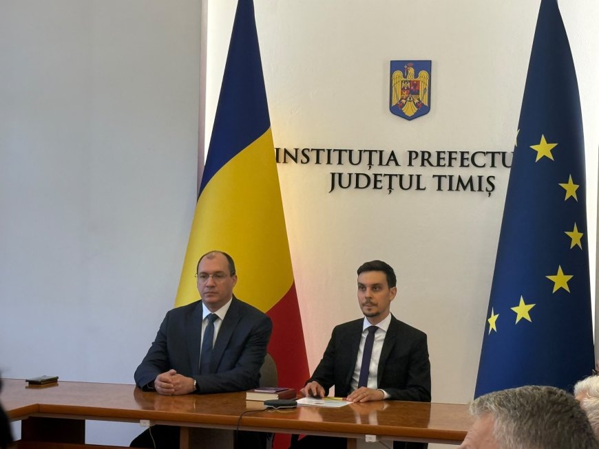 Paul Finta este noul prefect al județului Timiș